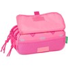 Safta Benetton Heart triple pencil case