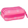 Safta Benetton Heart triple pencil case