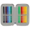 Safta F.C. Barcelona 2 Equipment 25/26 double pencil case 29pcs