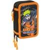 Safta Naruto Shippuden triple pencil case 37pcs