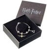 The Carat Shop Harry Potter Deathly Hallows Snitch 3 Spellbeads sidabrinis charm bracelet