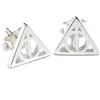 The Carat Shop Harry Potter Deathly Hallows sidabrinis earrings