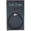 The Carat Shop Harry Potter juodas leather charm bracelet