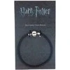 The Carat Shop Harry Potter juodas leather charm bracelet