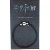 The Carat Shop Harry Potter juodas leather charm bracelet