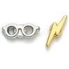 The Carat Shop Harry Potter Lightening Bolt and Glasses stud earrings