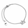 The Carat Shop Harry Potter The Deathly Hallows sterling sidabrinis bracelet