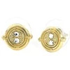 The Carat Shop Harry Potter Time Turner auksinis plated stud earrings