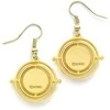 The Carat Shop Harry Potter Time Turner auksinis plated stud earrings