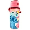 Kids Euroswan Vaikams skirtas „Euroswan“ – licencijuoti aksesuarai, aliuminio buteliukas su kandikliu, 600 ml – Rožinė | Lilo ir Stitch