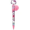 Hello Kitty rašiklis su pūkuotu pakabuku