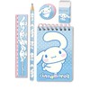 KIDS Rinkinys Mokyklinės prekės Cinnamoroll pieštukas sąsiuvinis liniuotė trintukas drožtukas / Cin0009
