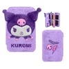 Hello Kitty Kuromi pūkuotas pieštukų dėklas, 2 skyrių