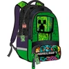 Kids Licensing VAIKAMS Kuprinė Į Mokyklą Kelionė Vaikams Vaikų Mokyklos / Minecraft 3d / Mc00050