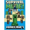 Kids Euroswan - Akcesoria licencyjne KIDS Dienoraštis A5 su skaitmeniniu laikrodžiu, LED laikrodis Minecraft / Min4331