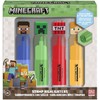 Kids Licensing Minecraft pack with 4 highlighters with stamp