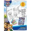 Kids Licensing Paw Patrol Sticker Colouring set