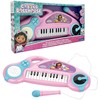 Lexibook – Gabby's Dollhouse elektroninė klaviatūra su šviesomis (K704GDH)
