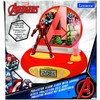 AAA Duży ZEGAR su budzikiem / budzik Figūrėlė 3D AVENGERS su Projektorem dekoracja