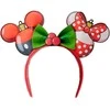 Loungefly Disney Mickey &amp; Minnie Christmas ear headband