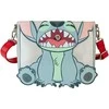 Loungefly Disney Stitch Holiday glitter crossbody bag