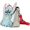 Loungefly Disney Stitch Holiday glitter crossbody bag