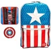Loungefly Marvel Captain America backpack with pin 45cm