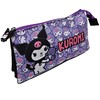 Manenti Hello Kitty Kuromi triple pencil case