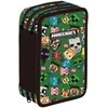Manenti Minecraft Face triple pencil case