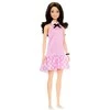 Mattel BARBIE madistė rožine languota suknele (HRH21)