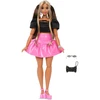 Mattel BARBIE DELUXE FASHIONISTAS mados lėlė rožiniu sijonu (JJN74)