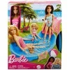Mattel BARBIE lėlės ir baseino pramogų rinkinys (HRJ74)