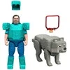 Mattel MINECRAFT Steve i wilk 2pak figurek JFR71 /4