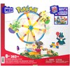 Mattel MEGA - Pokémon Construction Set Ferris Wheel with Figures - 393 Pieces (HXF80)