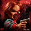 Mezco Toys Chucky Childs Play 3 Chucky Pizza Face talking figure 38cm