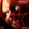 Mezco Toys Chucky Childs Play 3 Chucky Pizza Face talking figure 38cm