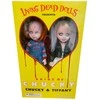 Mezco Toys Living Dead Dolls Chucky and Tifanny pack 2 figures 25cm