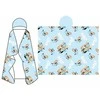 Moose Bluey Coral hooded blanket 120x150cm