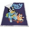 Moose Bluey Coral sherpa blanket 120x150cm