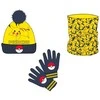 Nintendo Pokemon Pikachu snood, hat and gloves set