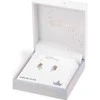 Peers Hardy Disney Beauty and the Beast Rose sterling sidabrinis earrings