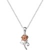 Peers Hardy Disney Beauty and the Beast Rose sterling sidabrinis pakabukas