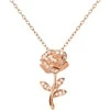 Peers Hardy Disney Beauty and the Beast Rose sterling sidabrinis pakabukas