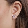 Peers Hardy Disney Stitch Angel earrings sidabrinis