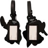 Peers Hardy Disney Stitch &amp; Angel set of 2 luggage labels