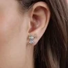 Peers Hardy Disney Stitch &amp; Angel sterling sidabrinis earrings