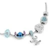 Peers Hardy Disney Stitch charm bracelet sidabrinis