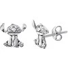 Peers Hardy Disney Stitch earrings sidabrinis