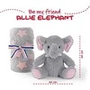 Perletti Allie Elephant Soft blanket + plush toy 22cm