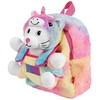 Perletti Backpack + plush cat Emi 27cm